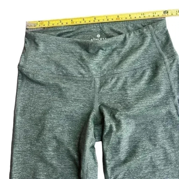 Athleta Women’s Green Crop Leggings Size XS - Picture 5 of 7